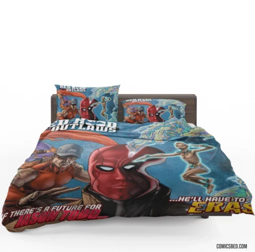 Red Hood and the Outlaws Rebel Comic Bedding Set