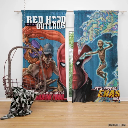 Red Hood and the Outlaws Rebel Comic Curtain