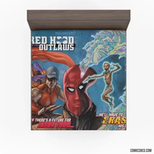 Red Hood and the Outlaws Rebel Comic Fitted Sheet 1