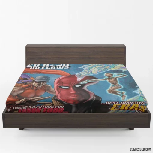 Red Hood and the Outlaws Rebel Comic Fitted Sheet