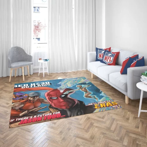 Red Hood and the Outlaws Rebel Comic Rug 2