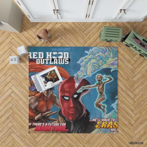 Red Hood and the Outlaws Rebel Comic Rug