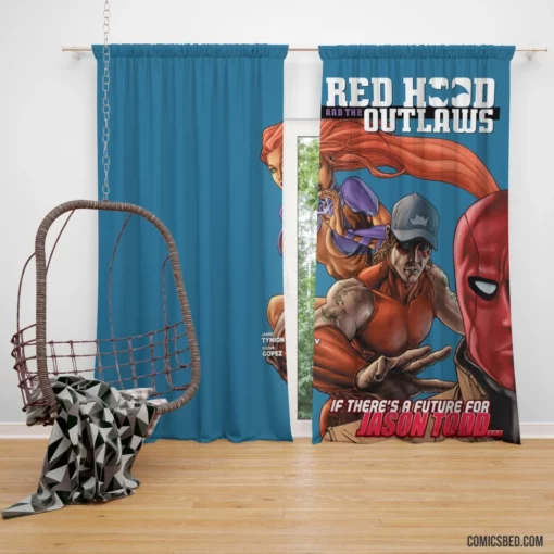 Red Hood and the Outlaws Vigilante Team Comic Curtain