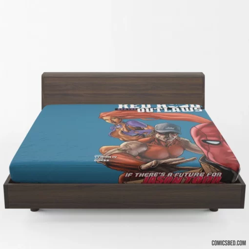 Red Hood and the Outlaws Vigilante Team Comic Fitted Sheet