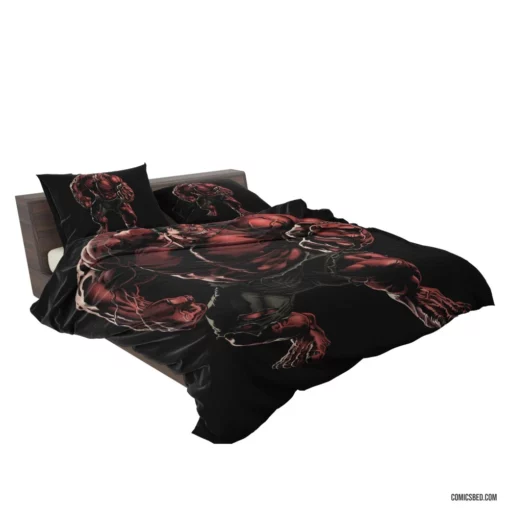 Red Hulk Gamma-Powered Avenger Comic Bedding Set 2