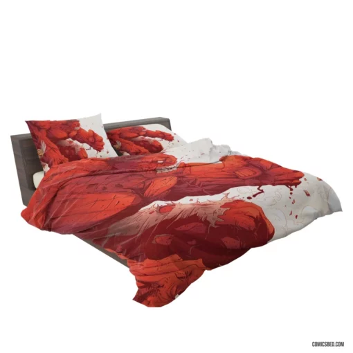 Red Hulk Marvel Fierce Fury Comic Bedding Set 2