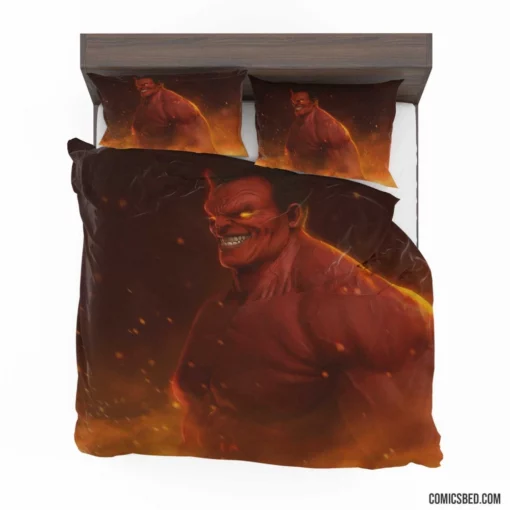 Red Hulk Marvel Furious Behemoth Comic Bedding Set 1