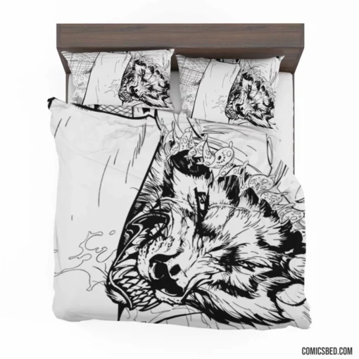 Red Riding Hood Enchanted Tale Comic Bedding Set 1