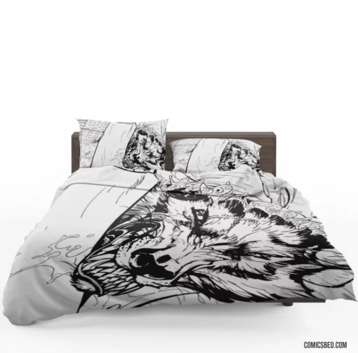 Red Riding Hood Enchanted Tale Comic Bedding Set