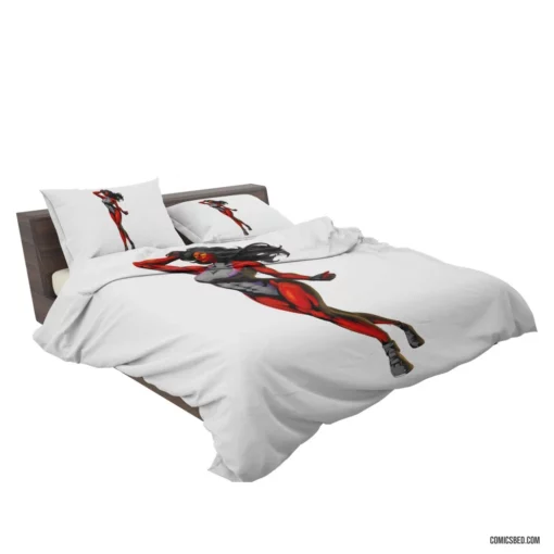 Red She-Hulk Marvel powered Hero Comic Bedding Set 2