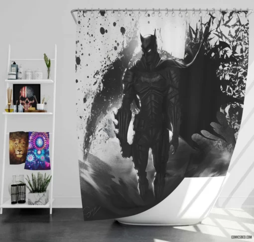 Red Son Rising Soviet Batman Chronicles Comic Shower Curtain