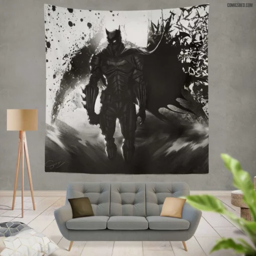 Red Son Rising Soviet Batman Chronicles Comic Wall Tapestry