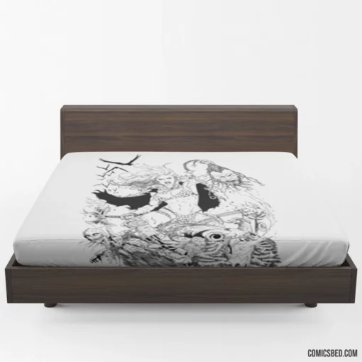 Red Sonja Fiery Adventurer Comic Fitted Sheet