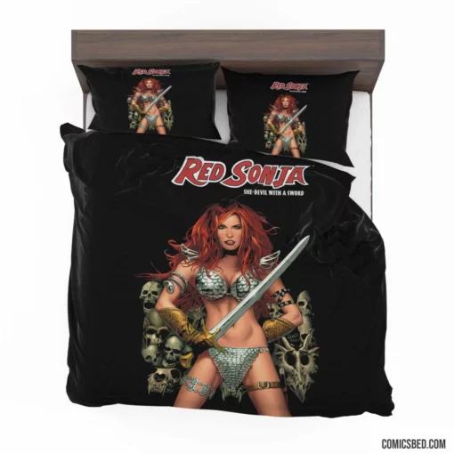 Red Sonja Hyrkanian Adventures Comic Bedding Set 1