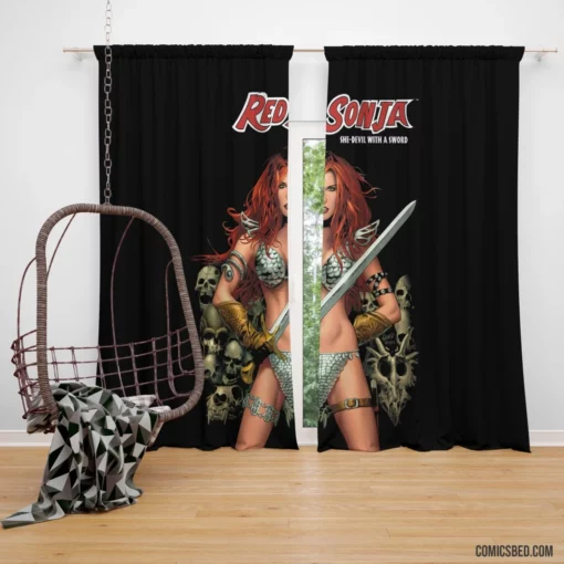 Red Sonja Hyrkanian Adventures Comic Curtain