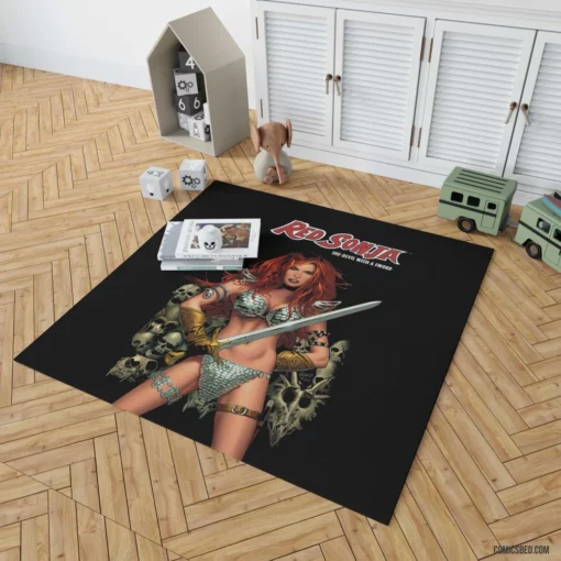 Red Sonja Hyrkanian Adventures Comic Rug 1