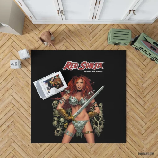 Red Sonja Hyrkanian Adventures Comic Rug