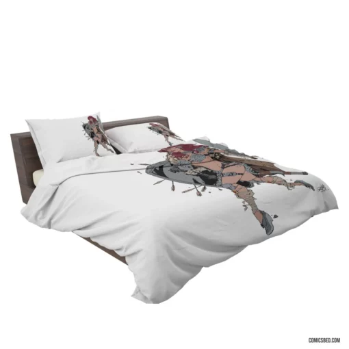 Red Sonja Sword-Wielding Barbarian Tales Comic Bedding Set 2