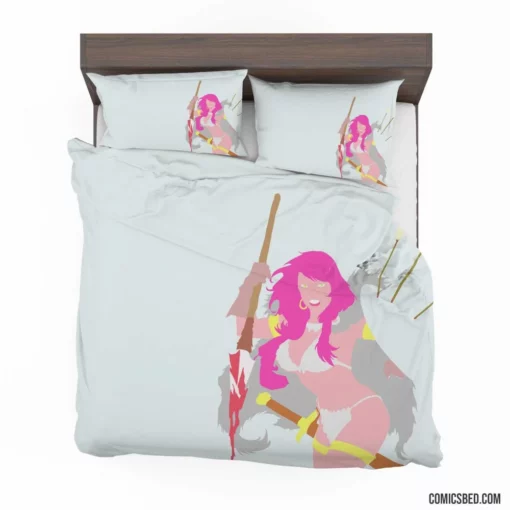 Red Sonja Warrior Quest Comic Bedding Set 1