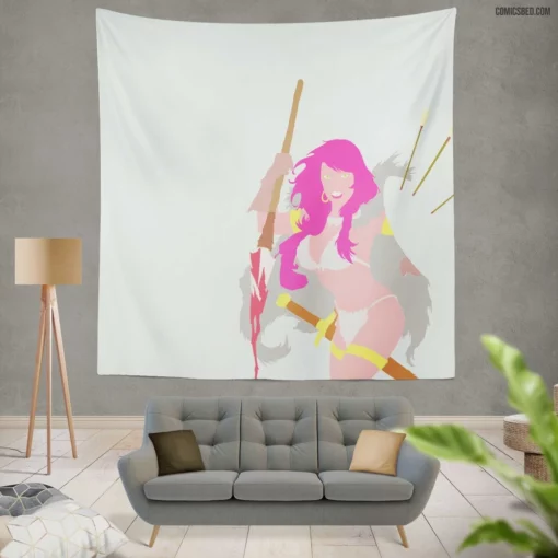 Red Sonja Warrior Quest Comic Wall Tapestry