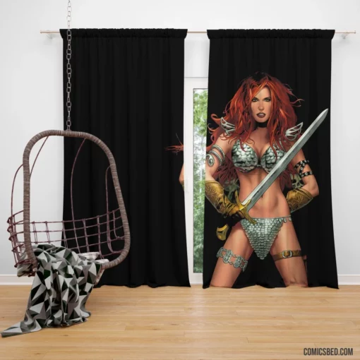 Red Sonja Warrior Saga Unfolds Comic Curtain