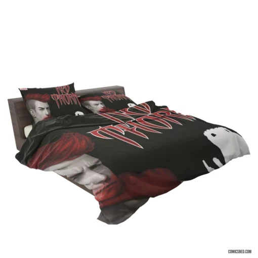 Red Thorn Enchanted Fantasy Comic Bedding Set 2