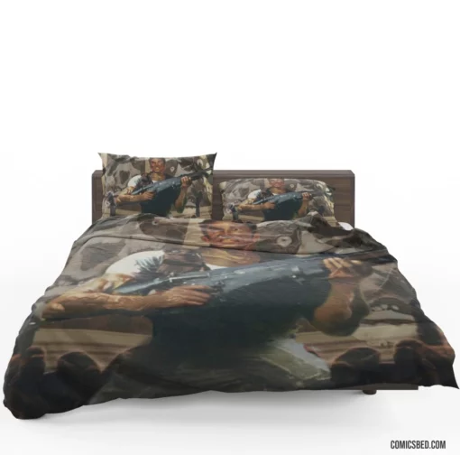 Resident Evil Chris Redfield Comic Bedding Set