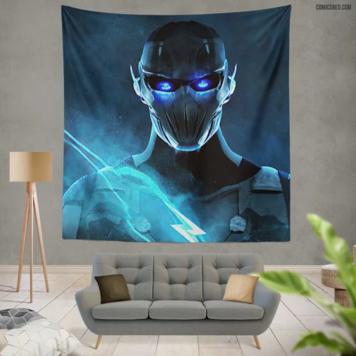 Reverse-Flash Chronicles Speedster Antics Comic Wall Tapestry