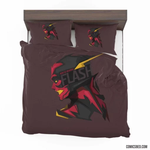 Reverse-Flash Chronicles Speedster Menace Comic Bedding Set 1