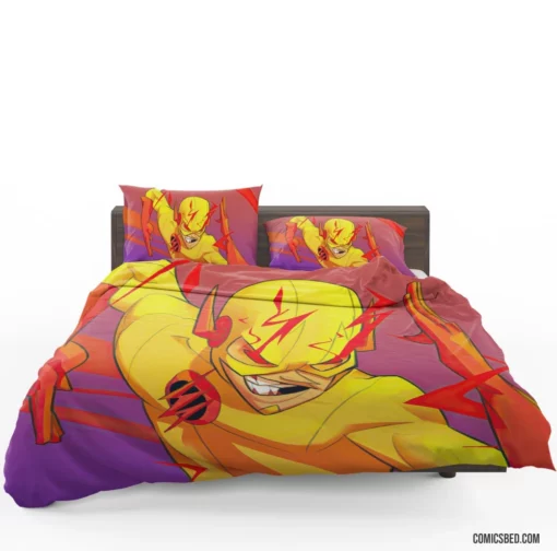 Reverse-Flash DC Speedster Comic Bedding Set