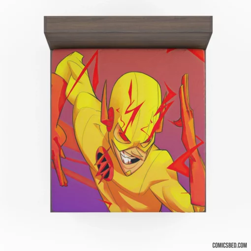 Reverse-Flash DC Speedster Comic Fitted Sheet 1