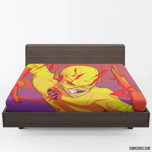 Reverse-Flash DC Speedster Comic Fitted Sheet