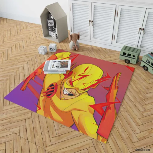 Reverse-Flash DC Speedster Comic Rug 1