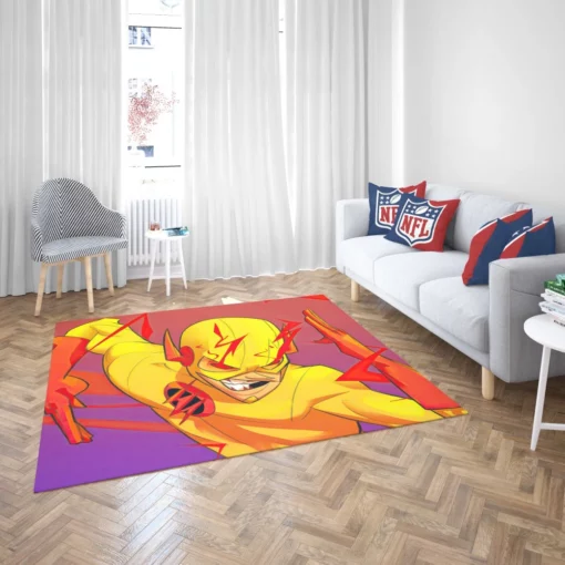 Reverse-Flash DC Speedster Comic Rug 2