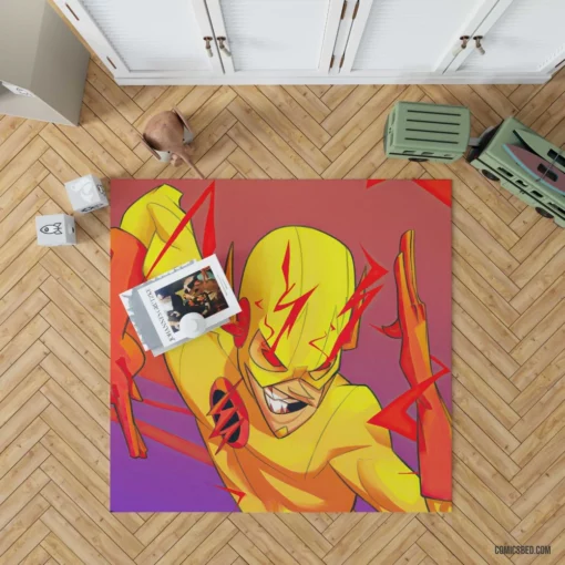 Reverse-Flash DC Speedster Comic Rug