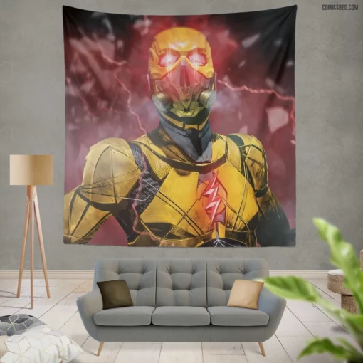 Reverse-Flash Flashpoint Chronicles Comic Wall Tapestry