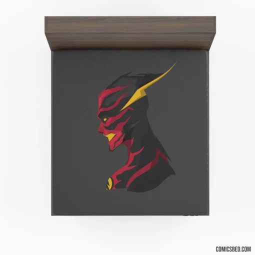 Reverse-Flash Speedster Rivalry Comic Fitted Sheet 1