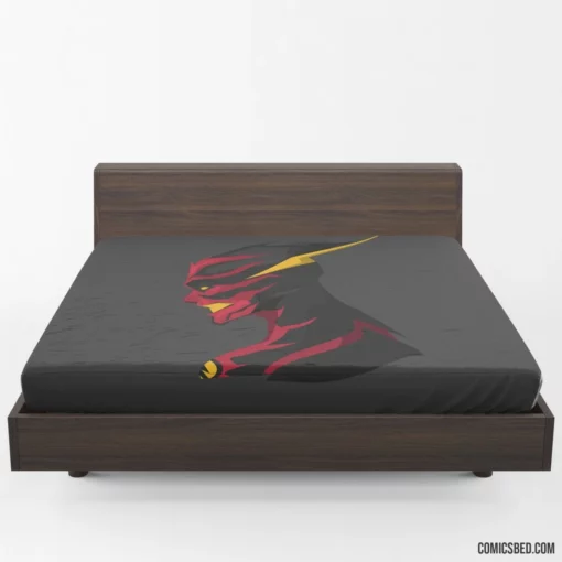 Reverse-Flash Speedster Rivalry Comic Fitted Sheet