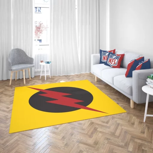 Reverse-Flash Time-Twisting Villain Comic Rug 2