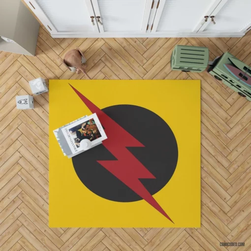 Reverse-Flash Time-Twisting Villain Comic Rug