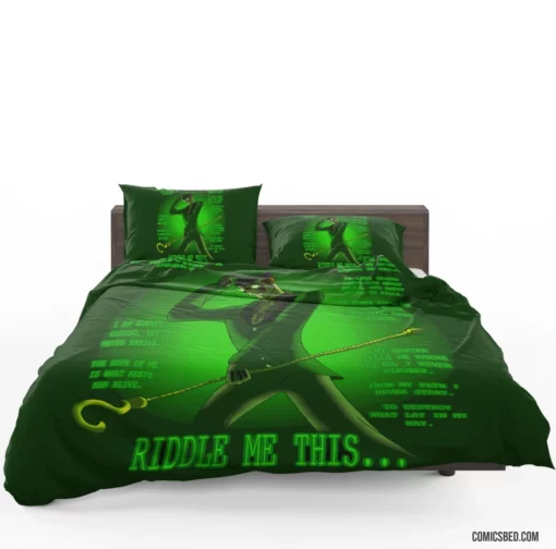 Riddler Comics DC Enigma Bedding Set