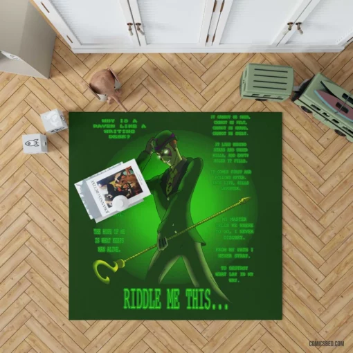 Riddler Comics DC Enigma Rug