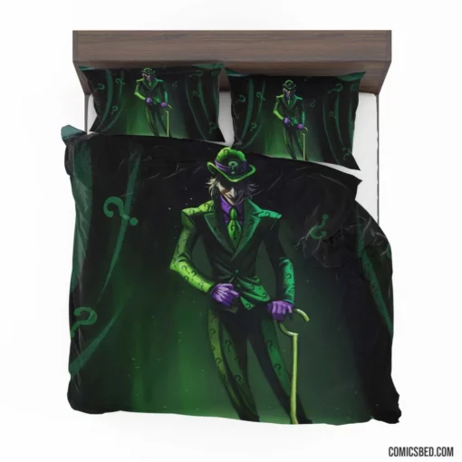 Riddler DC Puzzling Enigma Comic Bedding Set 1