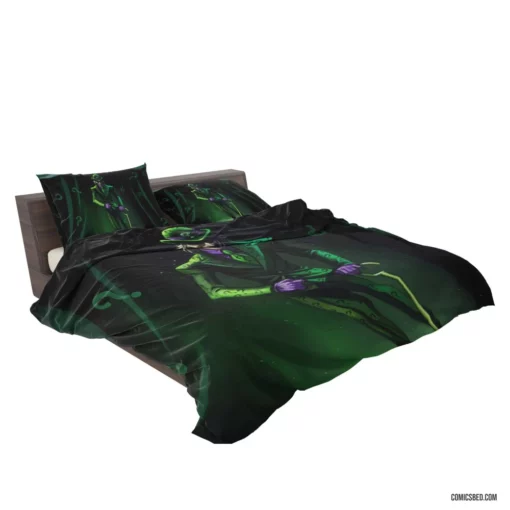 Riddler DC Puzzling Enigma Comic Bedding Set 2