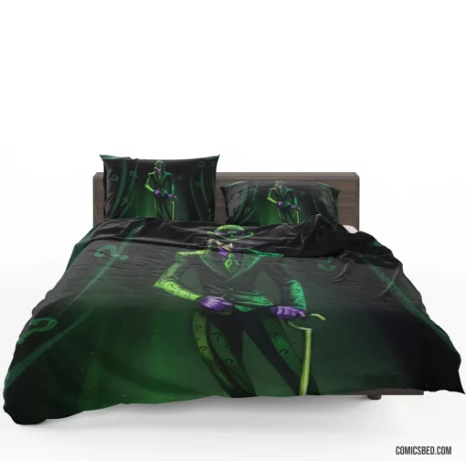 Riddler DC Puzzling Enigma Comic Bedding Set