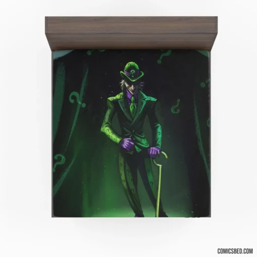 Riddler DC Puzzling Enigma Comic Fitted Sheet 1