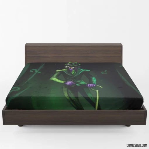 Riddler DC Puzzling Enigma Comic Fitted Sheet