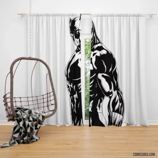 Roar of the Panther Marvel Hero Comic Curtain