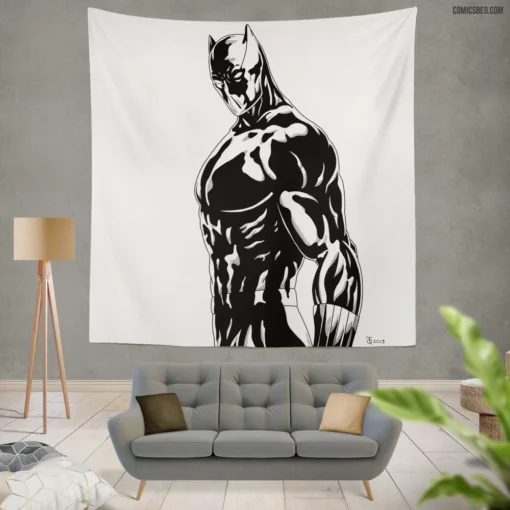 Roar of the Panther Marvel Hero Comic Wall Tapestry