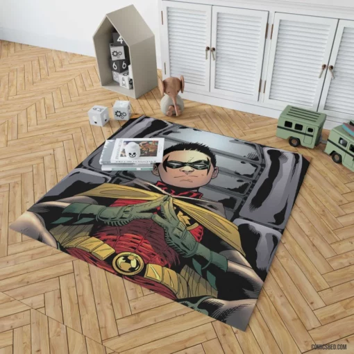 Robin DC Boy Wonder Comic Rug 1